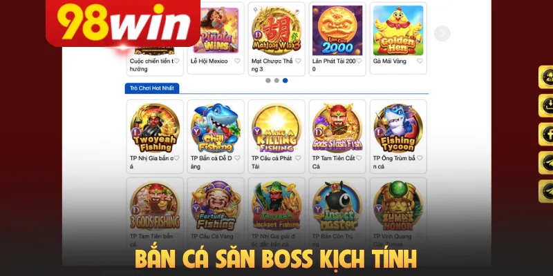 Bắn cá săn boss kịch tính