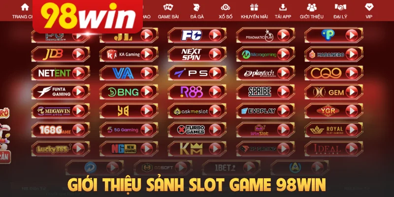 Giới thiệu sảnh Slot game 98Win